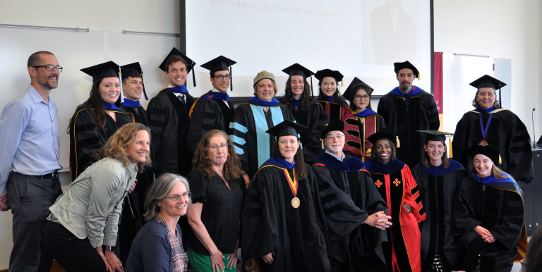 Image of PhD students and their advising faculty.